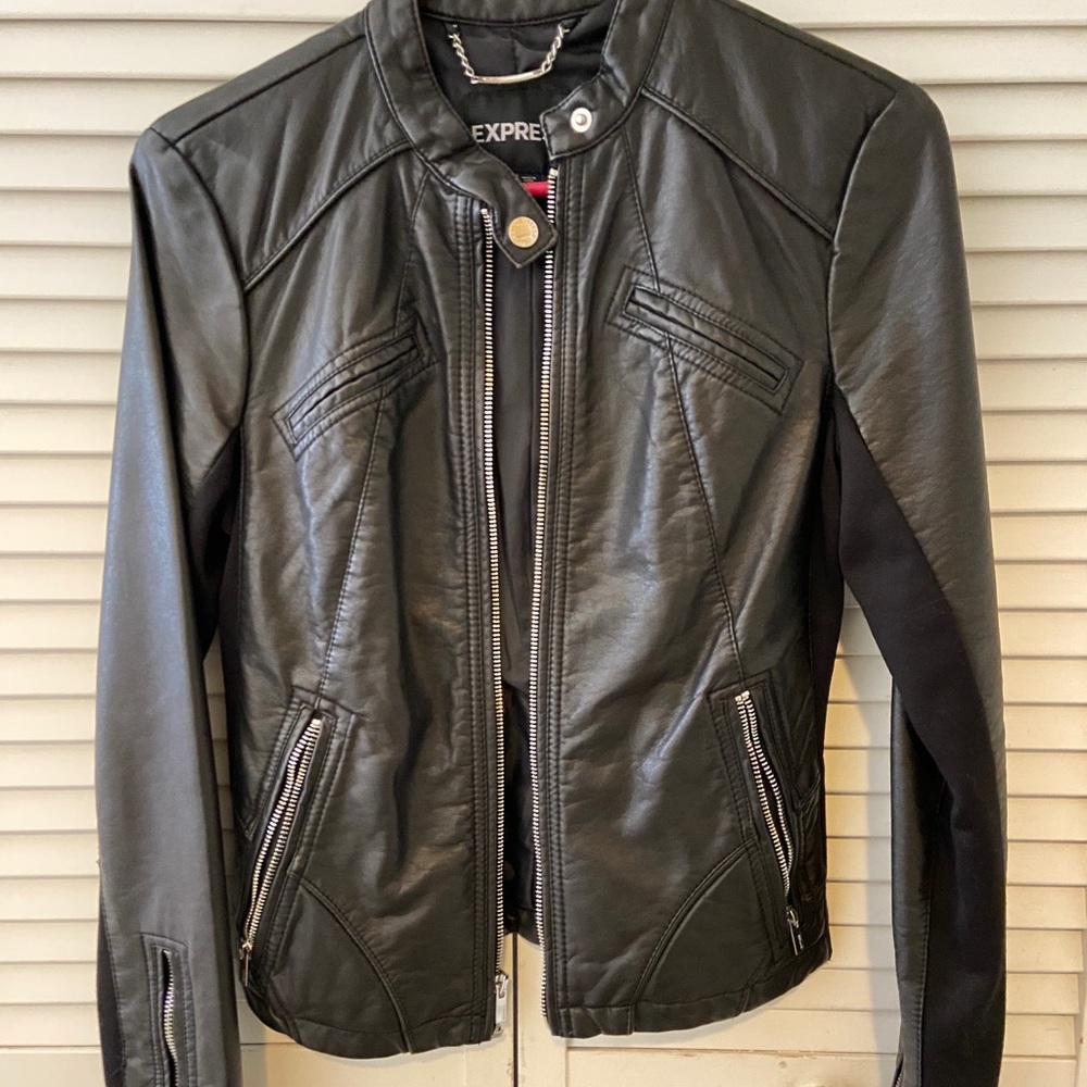 Express Vegan Leather Jacket